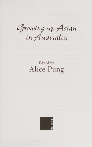 Cover for Growing up asian in Australia
