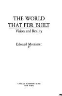 Cover for The world that FDR built