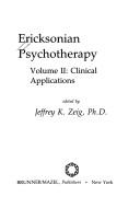 Cover for Ericksonian Psychotherapy