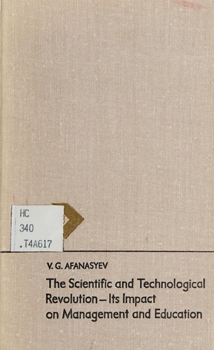 Cover for The scientific and technological revolution