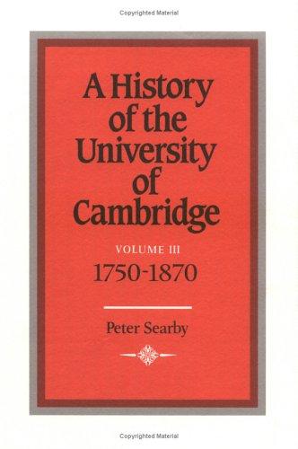 Cover for A History of the University of Cambridge