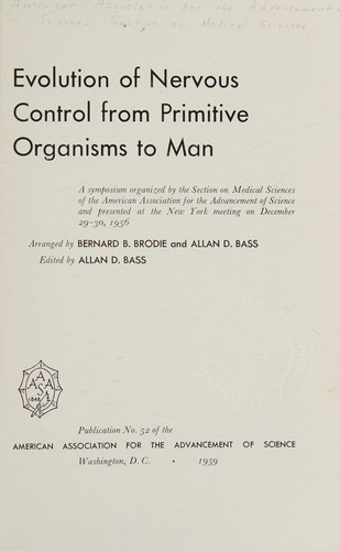 Cover for Evolution of nervous control
