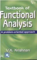Cover for Textbook of Functional Analysis