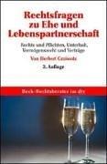 Cover for Wichtige Rechtsfragen zur Ehe.