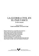 Cover for La Guerra Civil en el País Vasco