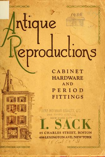 Cover for Antique reproductions