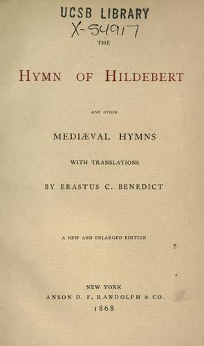 Cover for The Hymn of Hildebert and other mediaeval hymns