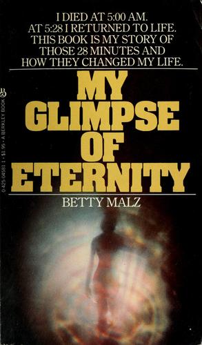 Cover for My glimpse of eternity