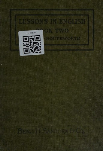 Cover for Lessons in English
