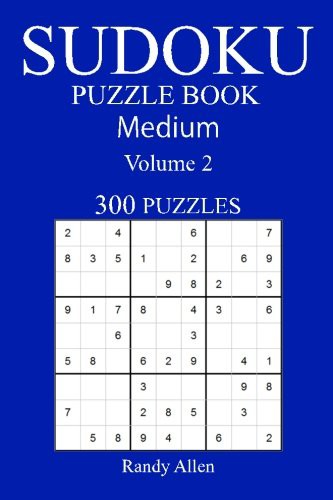 Cover for 300 Medium Sudoku Puzzle Book