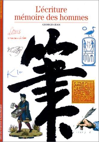 Cover for L' écriture