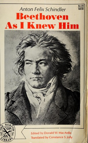 Cover for Beethoven as I knew him