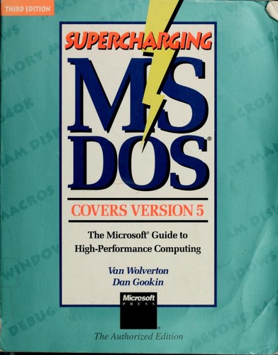 Cover for Supercharging MS-DOS