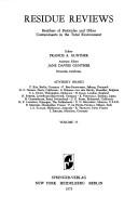 Cover for Residue Reviews Volume 55