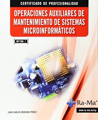 Cover for Operaciones Auxiliares de Mantenimiento de Sistemas Microinformáticos