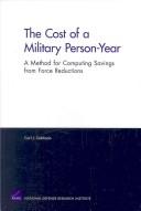 Cover for The Cost of a Military Person-Year