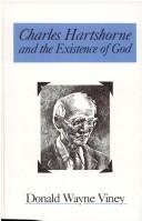 Cover for Charles Hartshorne and the existence of God