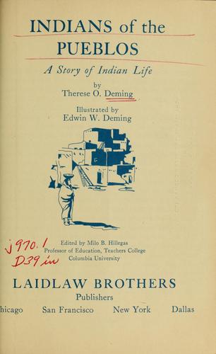 Cover for Indians of the pueblos