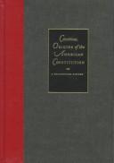 Cover for Colonial Origins of the American Constitution