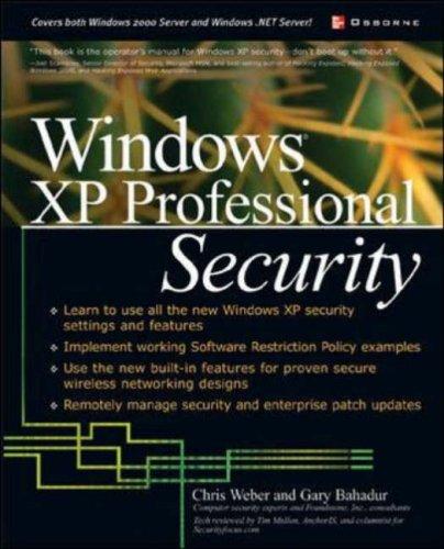 Cover for Windows XP Professional security