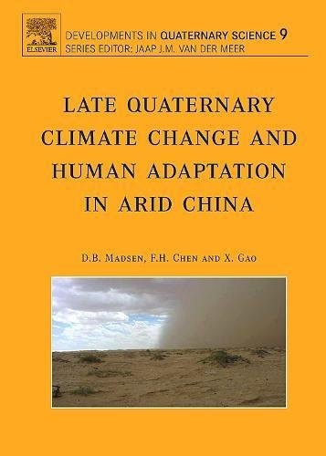 Cover for Late quaternary climate change and human adaptation in arid China
