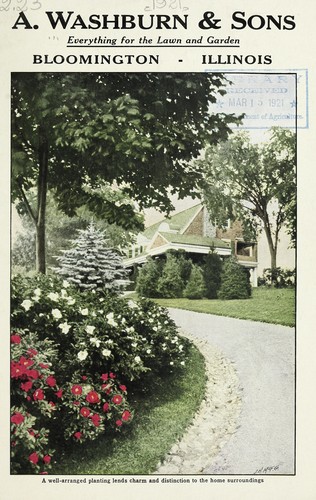 Cover for A. Washburn & Sons [catalog]