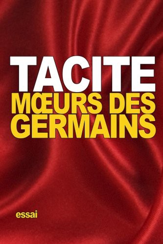 Cover for Mœurs des Germains