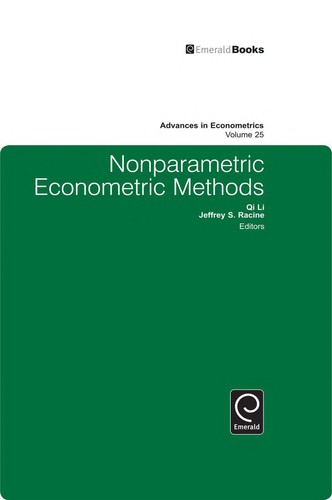 Cover for Nonparametric econometric methods