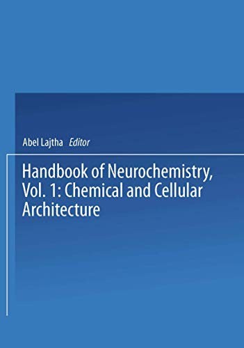 Cover for Chemical and Cellular Architecture