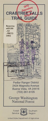 Cover for Crabtree Falls trail guide