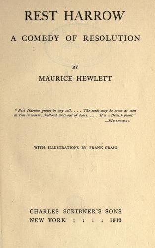 Cover for Rest harrow