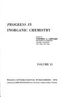 Cover for Progress in Inorganic Chemistry, Vol. 15