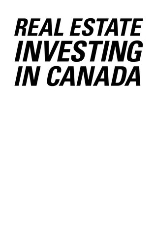 Cover for Real Estate Investing in Canada