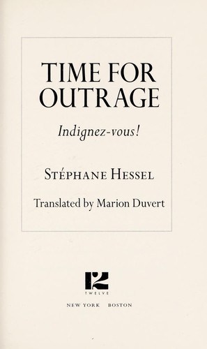Cover for Time for outrage!