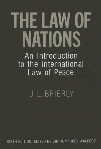 Cover for The Law of Nations