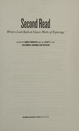 Cover for Second read