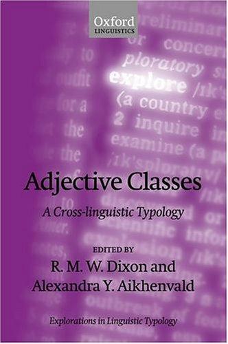 Cover for Adjective Classes