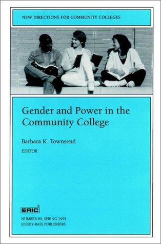 Cover for Gender and Power in the Community College
