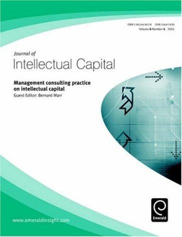 Cover for Management consulting practice in Intellectual capital