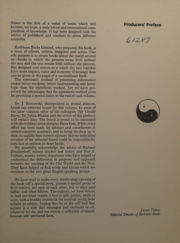 Cover for Science: chemistry, physics, astronomy.