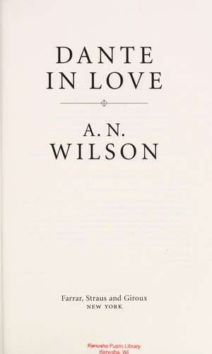 Cover for Dante in love