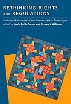 Cover for Rethinking rights and regulations