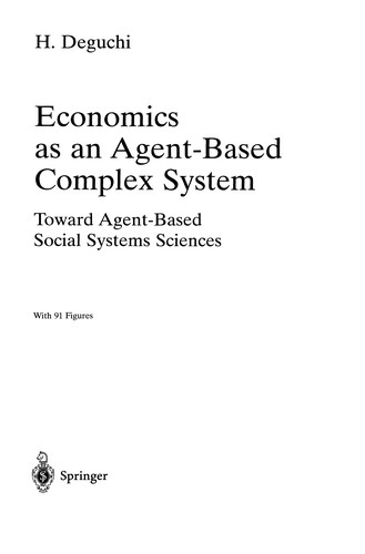 Cover for Economics As An Agent-Based Complex System