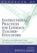 Cover for Handbook of Instructional Practices for Literacy Teacher-educators