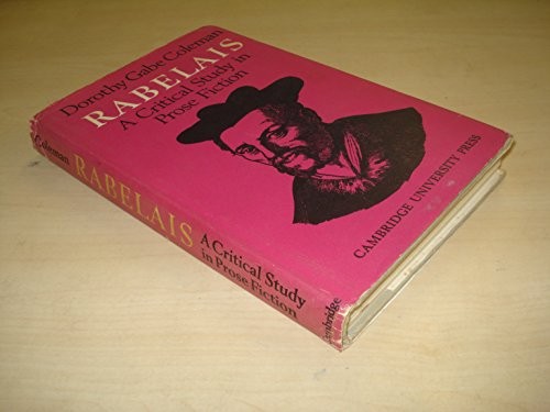 Cover for Rabelais; a critical study in prose fiction.