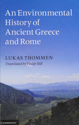 Cover for An environmental history of ancient Greece and Rome