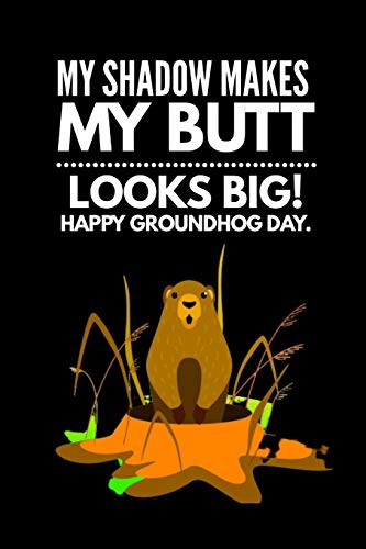 Cover for Funny Groundhog Day Theme Wide Ruled Line Paper