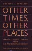 Cover for Other times, other places