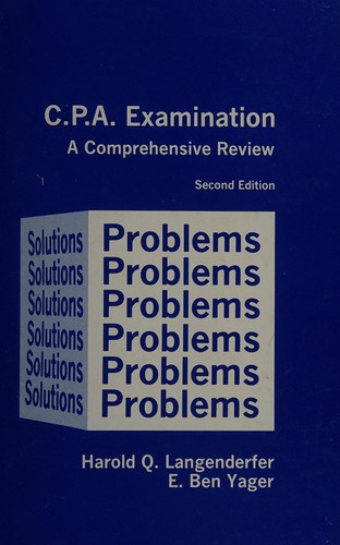 Cover for C.P.A. examination