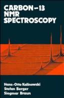 Cover for Carbon-13 NMR spectroscopy
